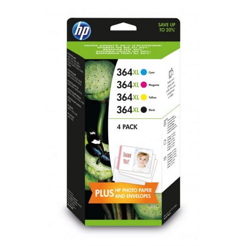 Image of Hp 364xl Inkjet Cartridge Combo Content Pack (black/cyan/magenta/yellow)
