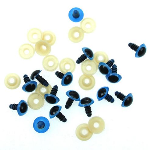 Image of Safety Eyes 12mm Blue 10 Pr