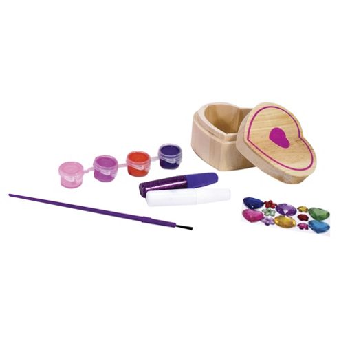 Image of Decorate - Your - Own Wooden Heart Box - Melissa & Doug