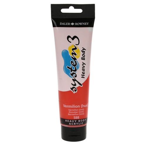 Image of System 3 Heavy Body 150ml Vermilion (hue)