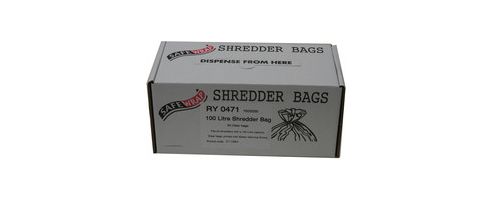 Image of Safewrap Shredder Bag 100 Litre Pack Of 50 Ry0471