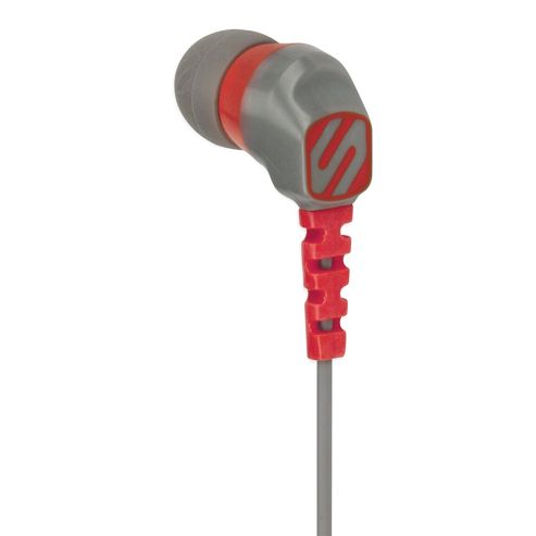 Image of Scosche Thudbuds Sport Earbuds (red/grey)