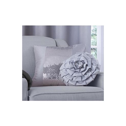 Image of Catherine Lansfield Home Silk Sequin Cushion Cover