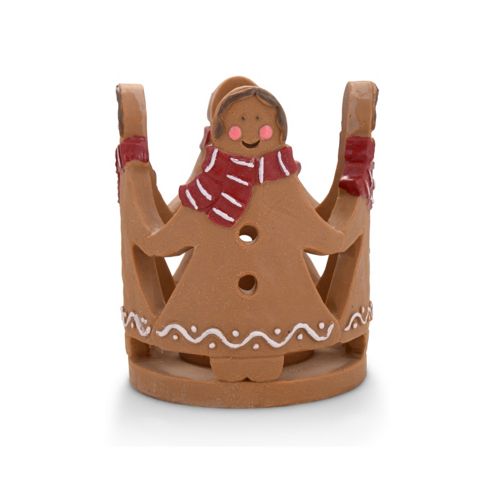Image of Christmas Gingerbread Woman Design Tealight Holder