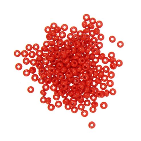 Image of Czech Seed Bead 8/0 Op Light Red