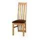 Furniture Link Eve Dining Chair in Natural Oak (Set of 2)