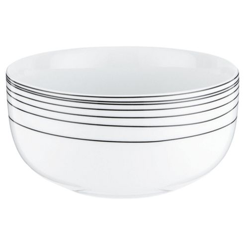 Image of Tesco Atlanta Super White Porcelain Cereal Bowl