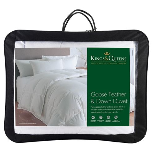 Image of Kings & Queens Goose Feather And Down Single Duvet 10.5 Tog