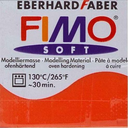 Image of Fimo Soft 56g Trans. Red