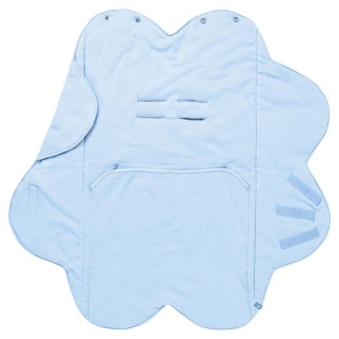Image of Wallaboo Fleur Wrapper Sky Blue