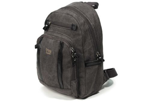 Image of Trp0255 Troop London Classic Small Canvas Backpack Black