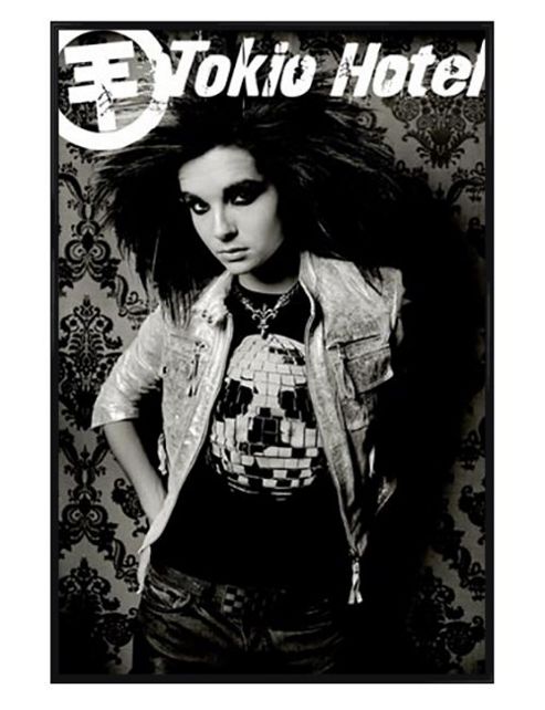 Image of Tokio Hotel Gloss Black Framed Bill Kaulitz Lead Singer Poster
