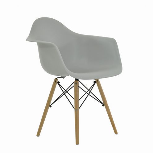 Image of Eames Replica Dining Chair Daw Light Grey