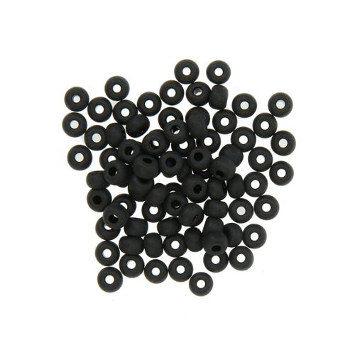 Image of Czech Seed Bead 6/0 Op Black Matt