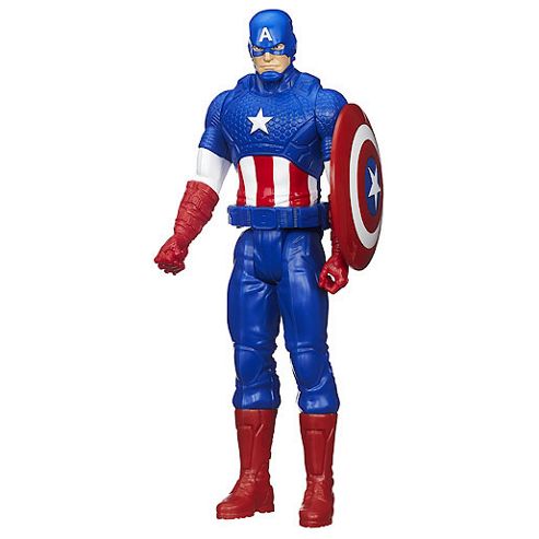 Image of Marvel Avengers Titan Hero Series Captain America Figure