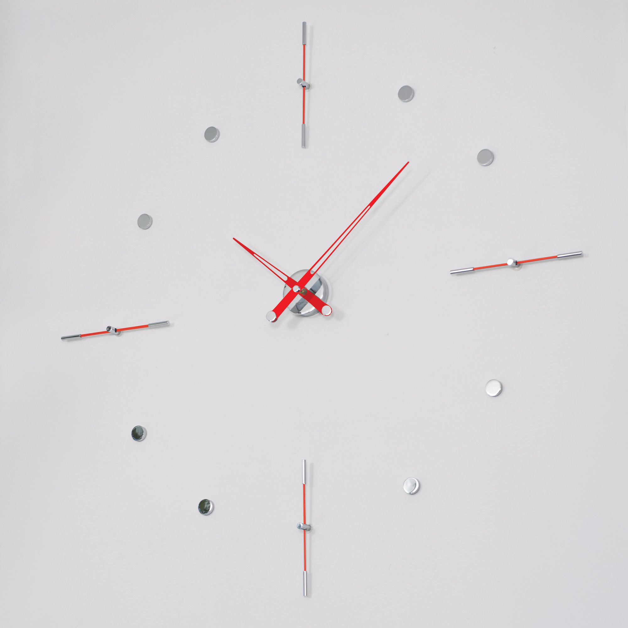 NOMON Mixto I Clock - Red Lacquered at Tesco Direct