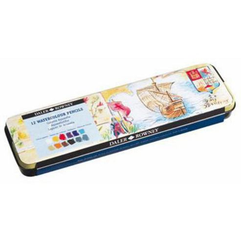 Image of Daler 12 Watercolour Pencils