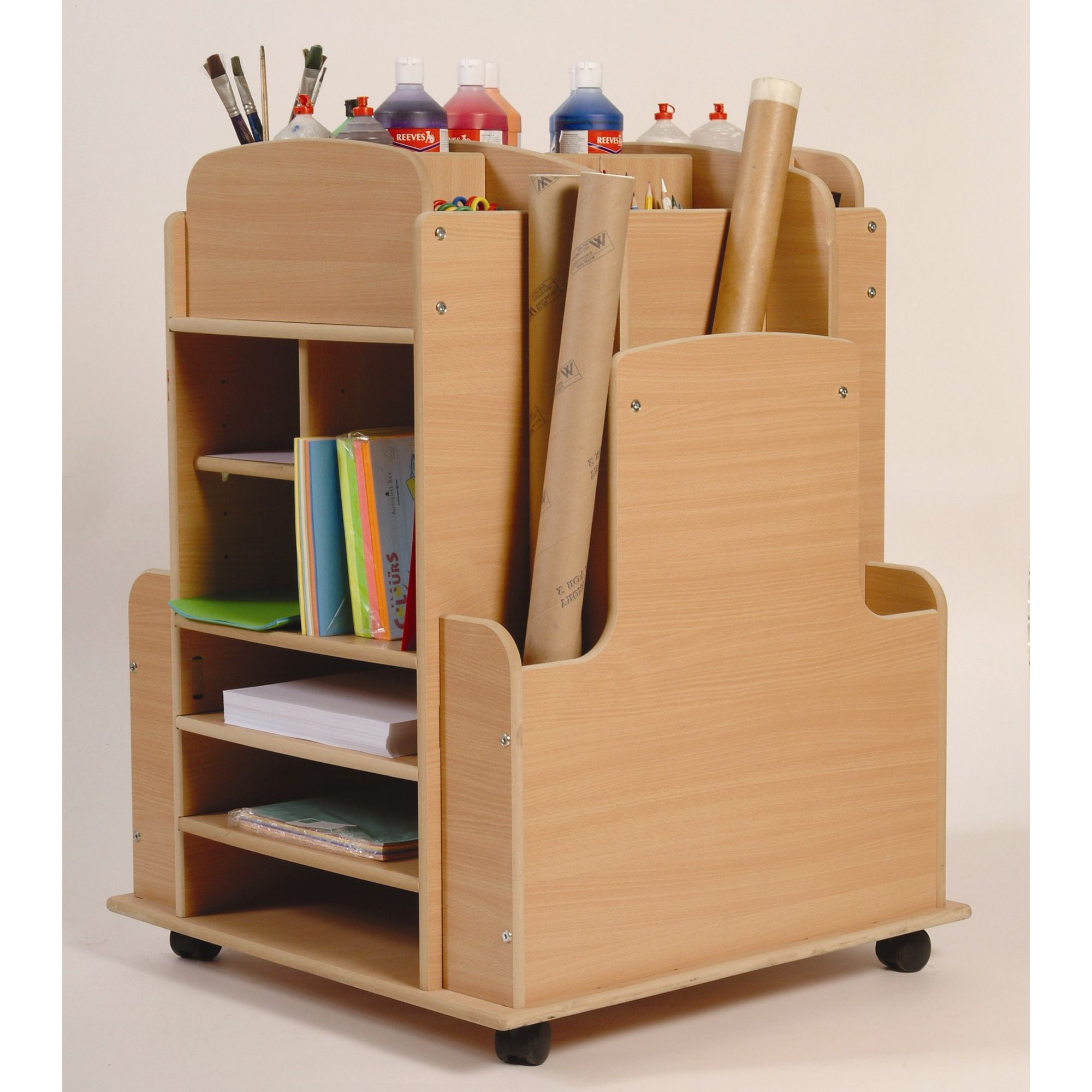 Twoey Toys Art Storage Trolley at Tesco Direct