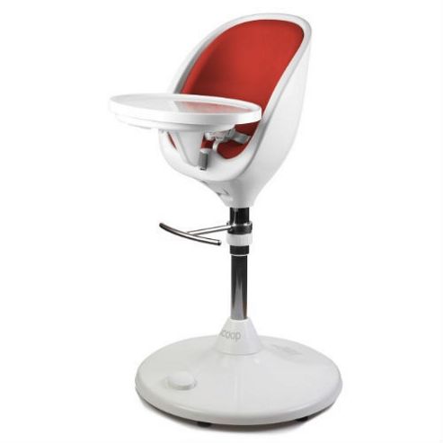 Image of Brother Max Scoop Highchair + Seat Insert (red)