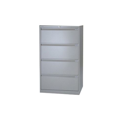 Image of Bisley Side Filer Cabinet 4 Drawer Grey 08sf4gy