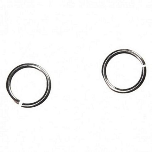 Image of Round Jump Rings 7mm - Silver - 30 Pack