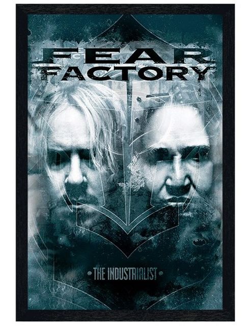 Image of Fear Factory Black Wooden Framed The Industrialist Poster