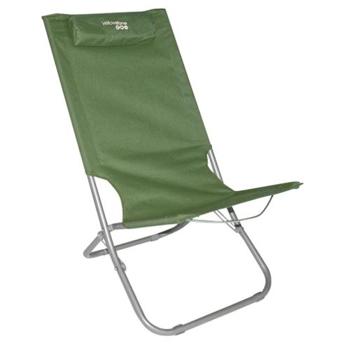 Image of Yellowstone Lounger Folding Beach Chair, Green