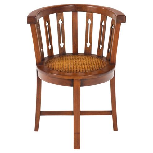 Image of Aspect Design By Wayfair Mahogany Village Rattan Tub Chair