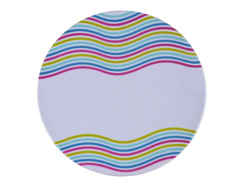 Image of Dnc 593 595 Alf.dinin Plate Stripe 28cm