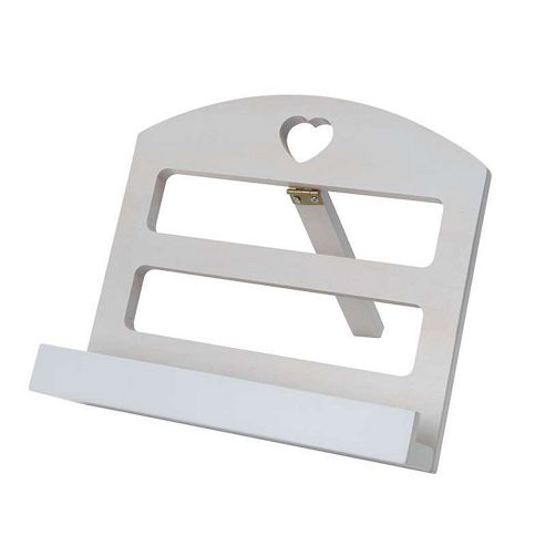 Image of Dexam Vintage Home Woodware Cookbook Stand, Dove Grey