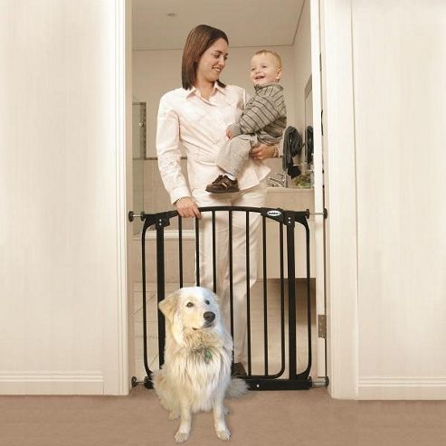 Image of Bindaboo Easy Close Pet Security Gate Black