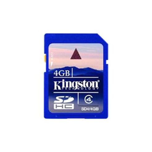Image of Kingston 4gb Sdhc Media Card (class 4) Cbid:5870
