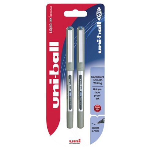 Image of Uni-ball 157 Eye Rollerball Blu 2 Pack