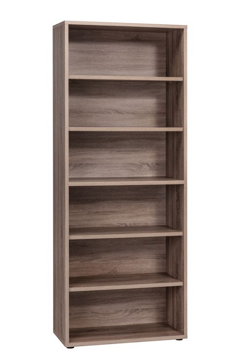 Image of Maja Sawn Truffle Oak Large Bookcase