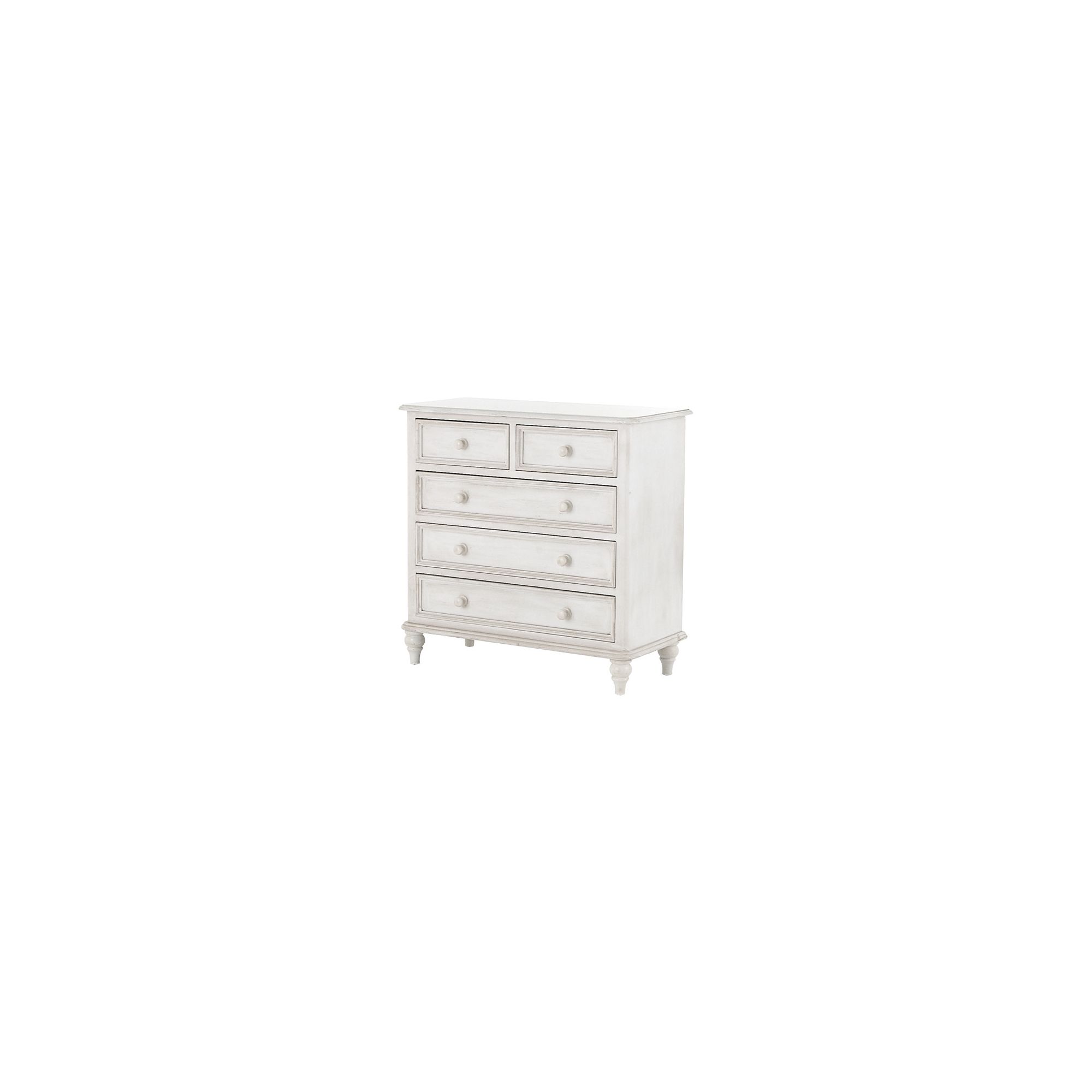 Thorndon Brittany 2 Over 3 Drawer Chest in Antique White at Tesco Direct