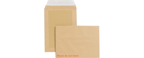Image of New Guardian Envelopes Heavyweight Board-backed Peel And Seal Manilla 241x178mm [pack 125]