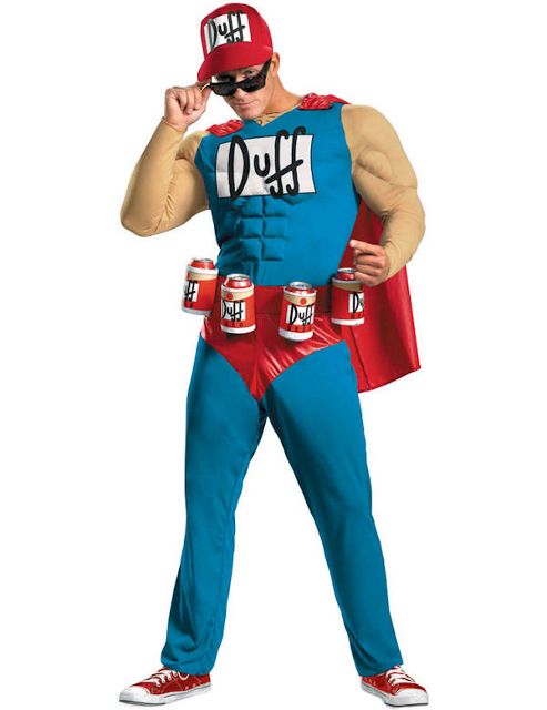 Image of The Simpsons Duffman Costume Extra Large