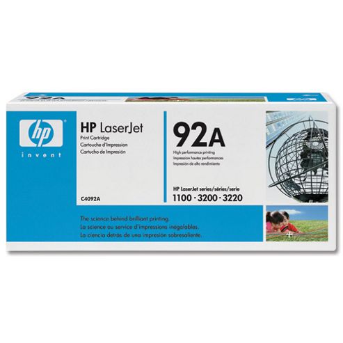 Image of Hp 92a Ultraprecise Toner Cartridge Black For Laserjet 1100/1100a/3200 Series - (5 Pack)