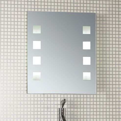 Image of Endon Lighting Marli Square Bathroom Mirror