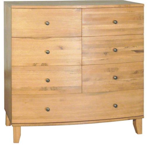 Image of Ultimum Riviera Oak Wide 7 Drawer Chest Of Drawers