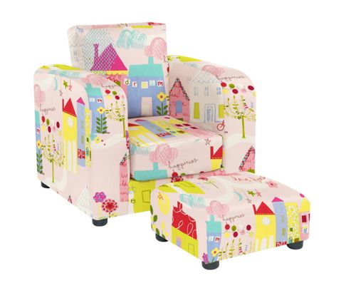 Image of Chair With Footstool - Happy Houses