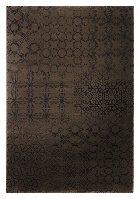 Image of Esprit Hamptons Chocolate Brown Contemporary Rug - 200 Cm X 290 Cm (6 Ft 7 In X 9 Ft 6 In)
