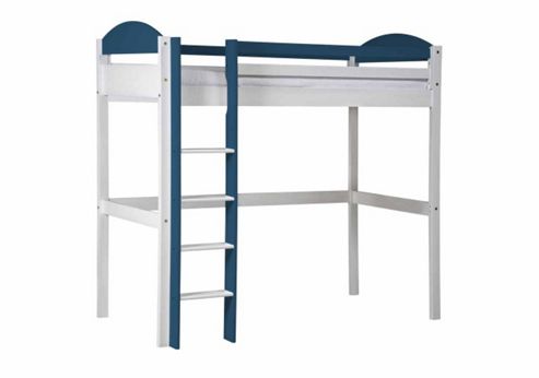 Image of Maximus High Sleeper White With Blue Details