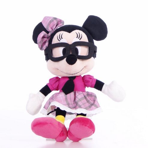 Image of I Love Minnie Minnie Mouse Geek Outfit 8" Plush Doll