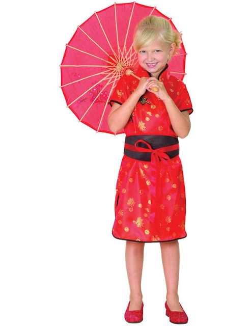 Image of Chinese Girl - Child Costume 9-10 Years