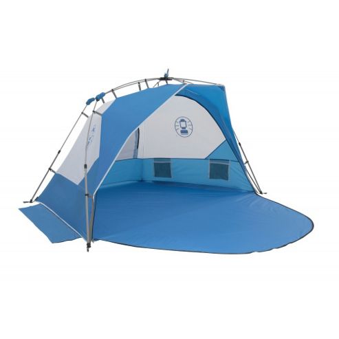 Image of Coleman Instant Sundome Beach Shelter With Uv Guard Blue