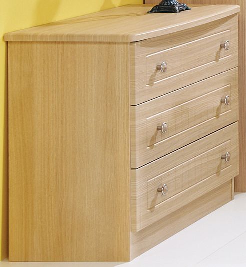 Image of Welcome Furniture Warwick 3 Drawer Chest - Beech
