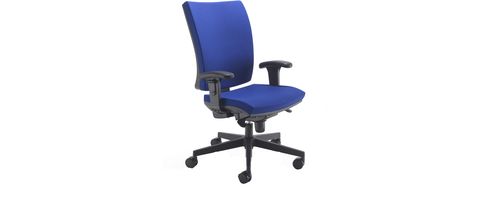 Image of Arista High Back Chair Synchro Ocean Blue Kf73578