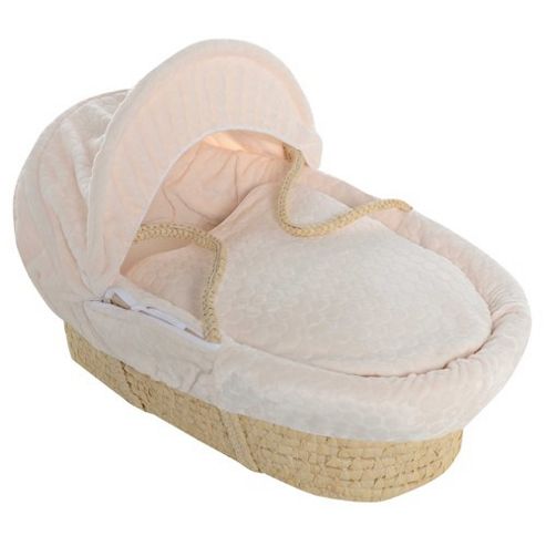 Image of Cream Bubble Maize Moses Basket With Breathable Safety Foam Mattress