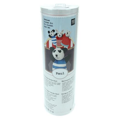 Image of Rico - Crochet Kit Hand Puppet Panda 50%co 50%pan